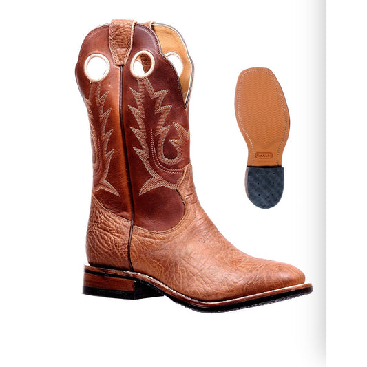 Boulet Men’s Western Boot, Round Toe, Extra Wide Width 5E, 5117