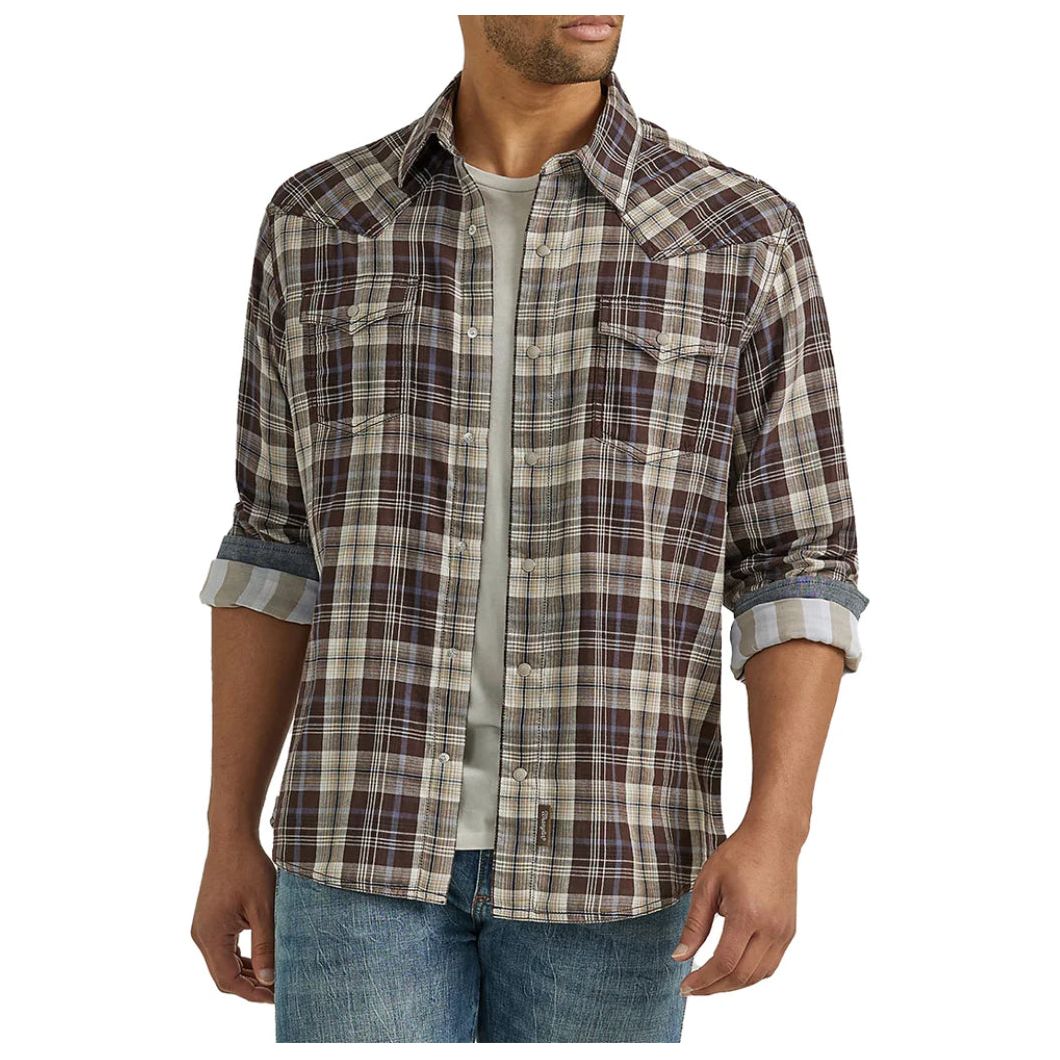 WRANGLER MEN'S,  Retro, LONG SLEEVE SHIRT, Modern Fit, 112359911