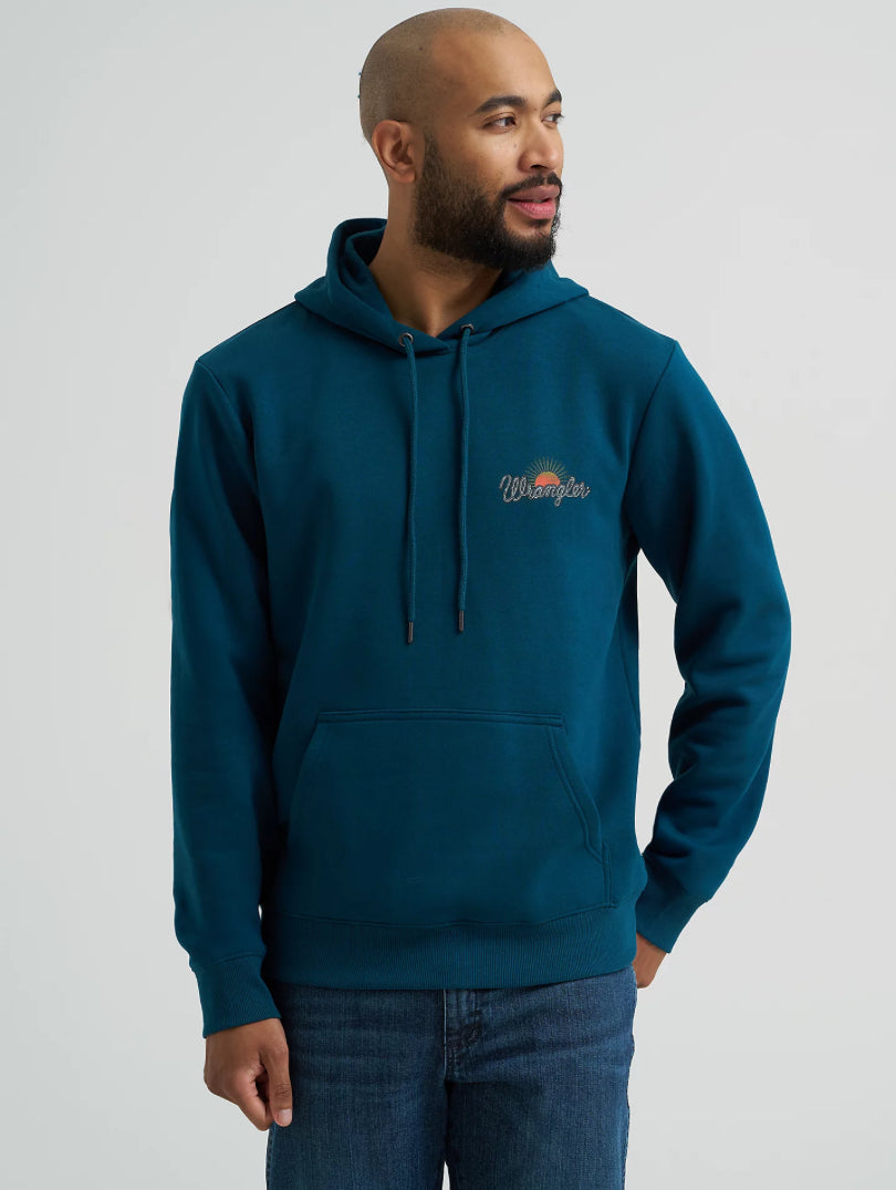 Wrangler Men’s Teal Hoodie 112365727
