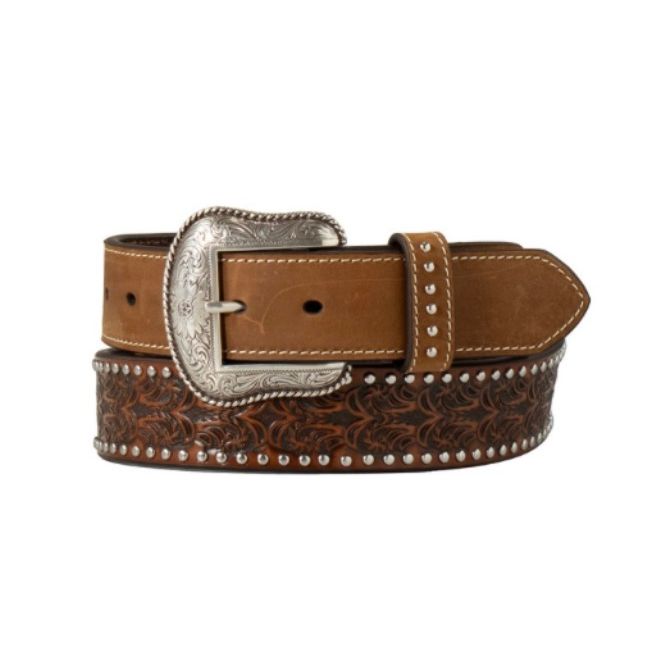 Nocona Men’s Belt Smooth Billets Nail Head - N210008402