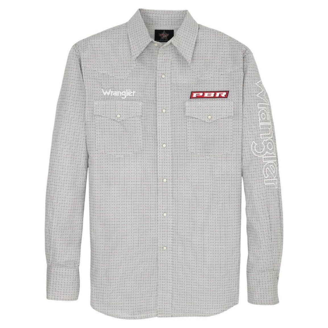 Wrangler Mens, PBR Classic Fit, snap button - 112359482