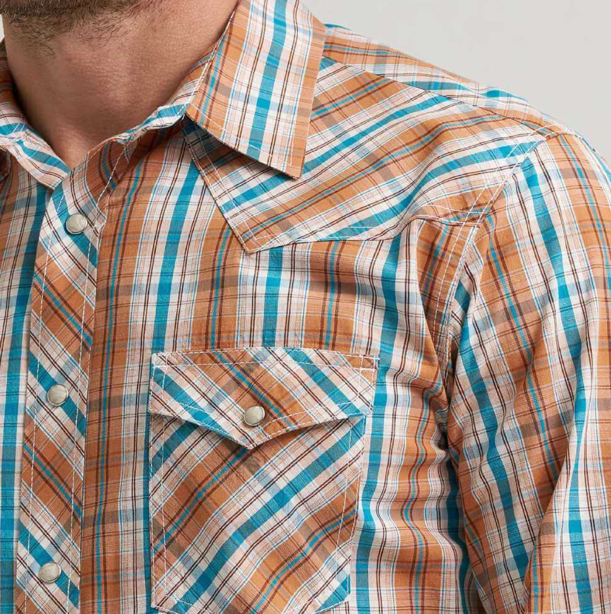Wrangler Men’s Shirt, 20X, Long Sleeve, Button Up 112367926
