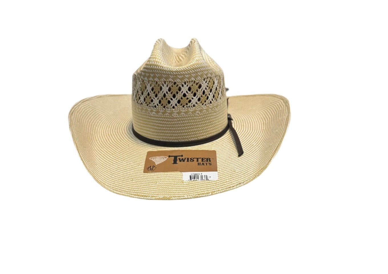 Twister Straw Hat, 20X Shantung - T73893
