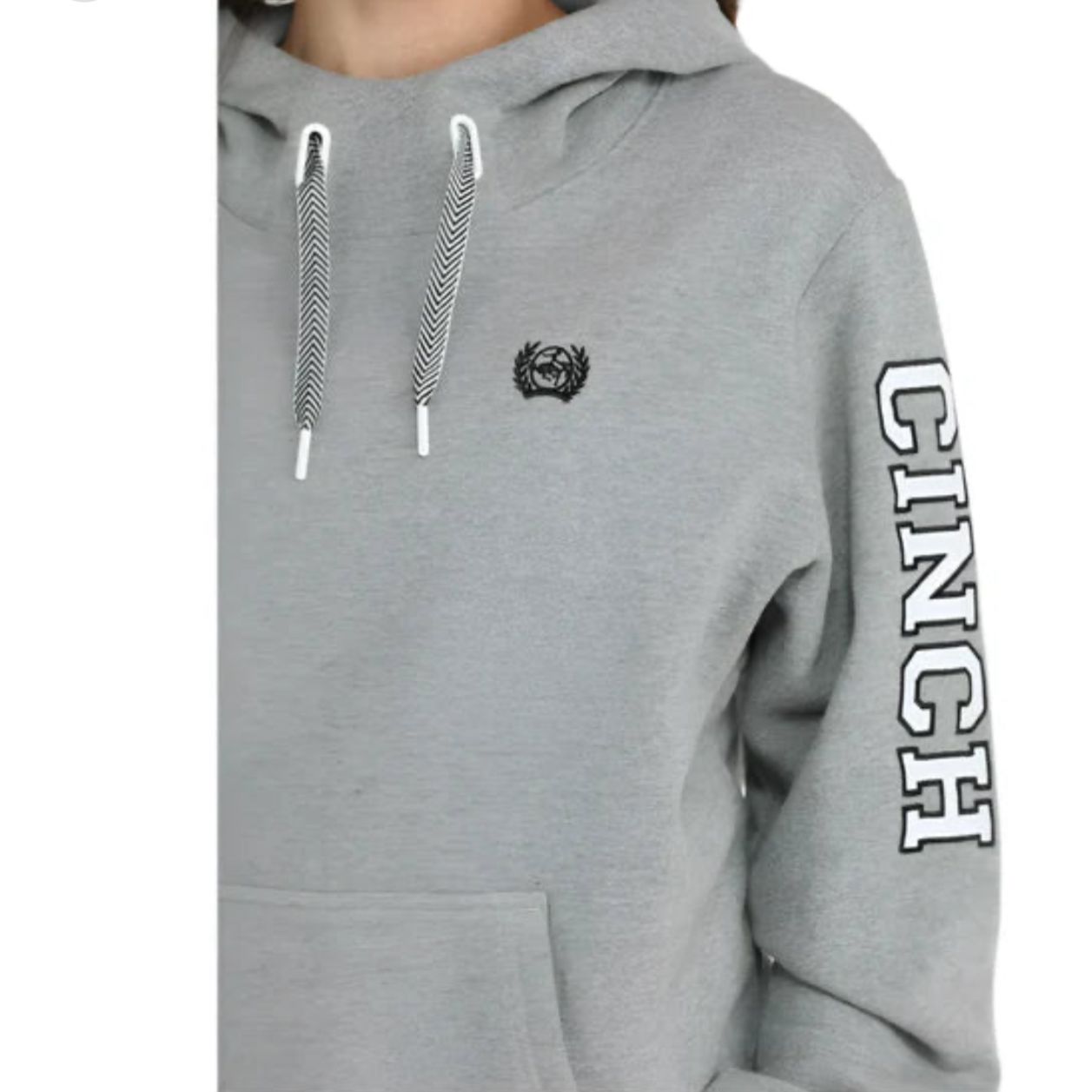 Cinch Ladies Hoodie, Grey - MAK7914001