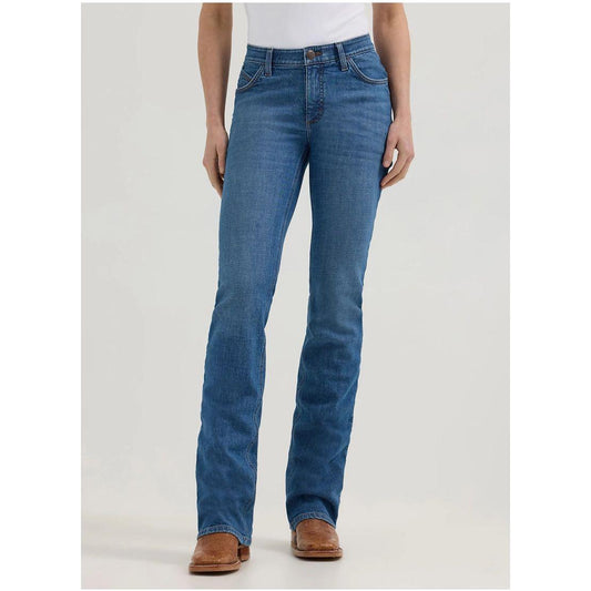 * Wrangler Ladies Jean - Willow Ultimate Riding Jean - Mid Rise, Boot Cut, Aubree 112364571