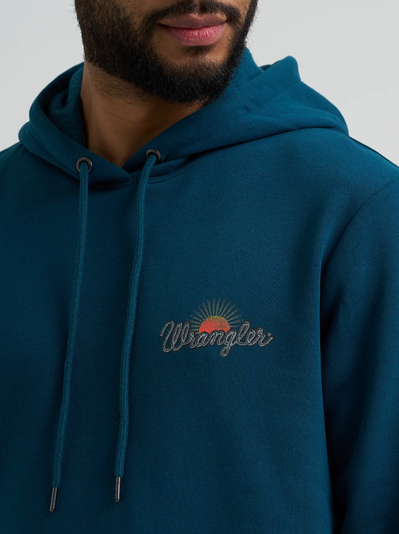 Wrangler Men’s Teal Hoodie 112365727