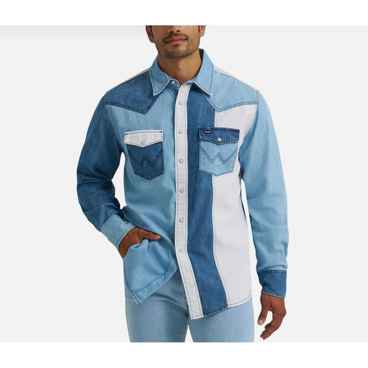 Wrangler Men's Western Snap Shirt - Classic Fit, 112374802