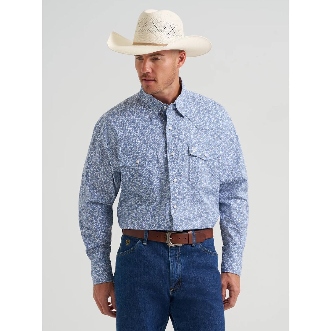 Wrangler Men’s George Straight, Snap, TROUBADOUR | 112374584