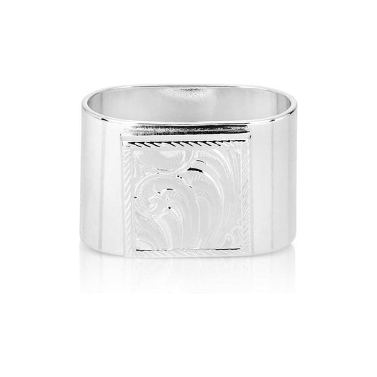 Montana Sinversmith - Scarf Slide - Timeless Engraved SCF6237