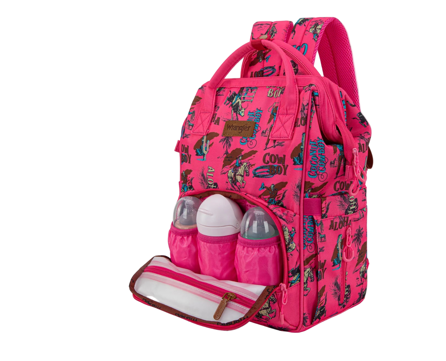 Wrangler Cowboy Printed Callie Backpack/Diaper Bag WG2204-91102