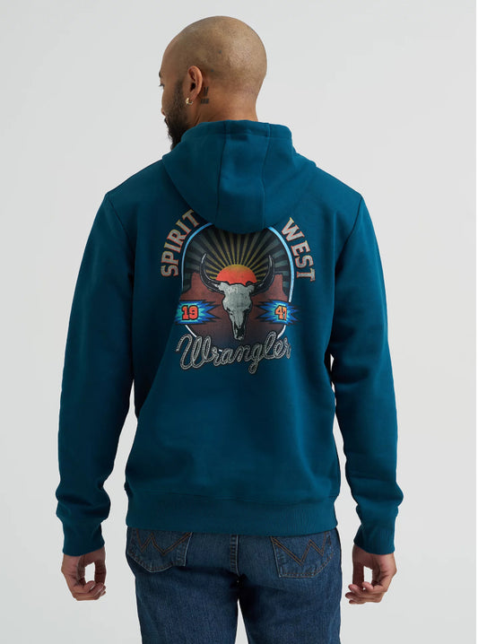 Wrangler Men’s Teal Hoodie 112365727