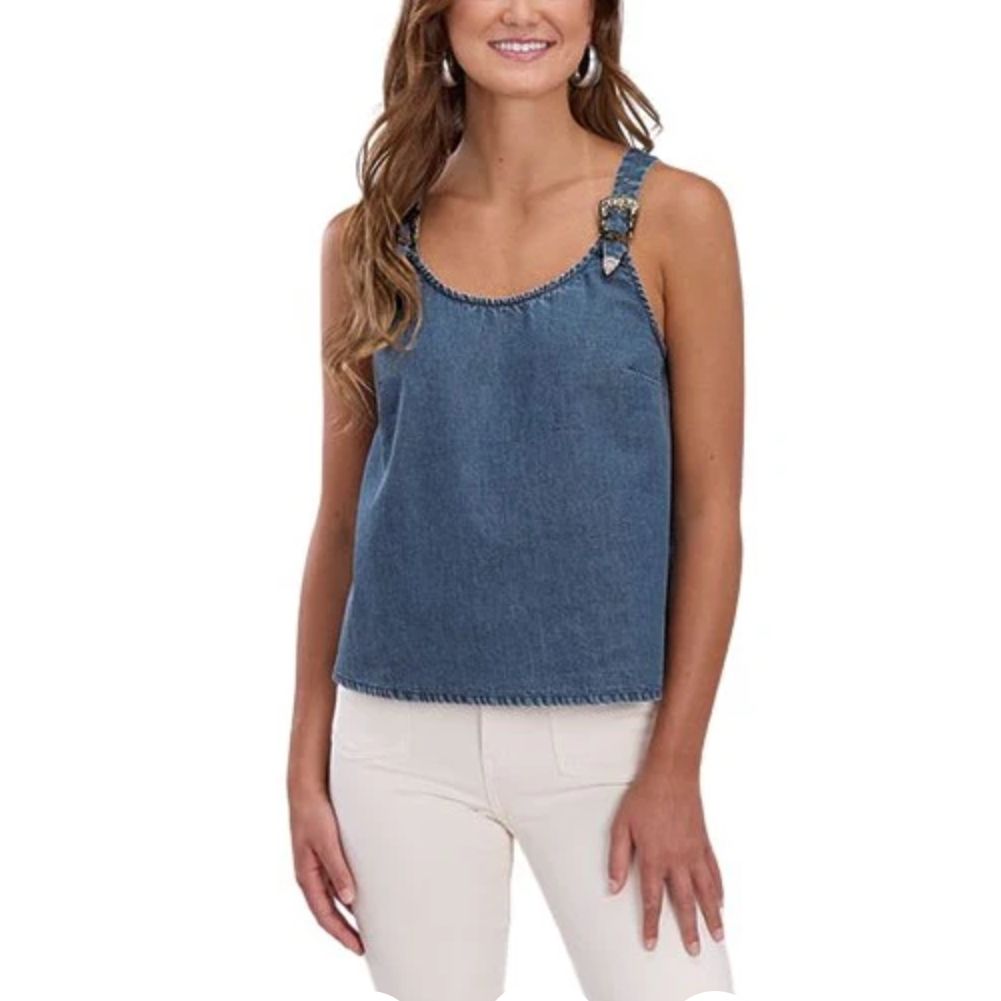 Roper Ladies Tank Denim Look 03-502-0594-4057