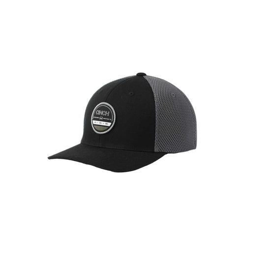 Cinch FlexFit Ball Cap, Black, Airmesh, MCC0653326