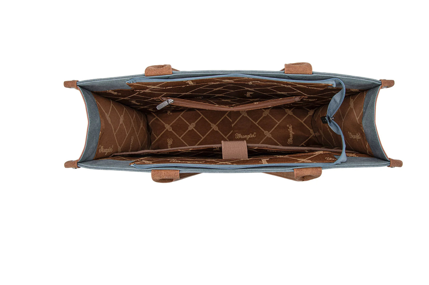 WRANGLER Buckle Concealed Carry Large Tote-Jean WG250-8119JN