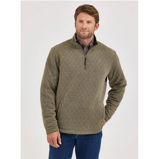 Wrangler MEN'S GEORGE STRAIT QUARTER-ZIP QUILTED PULLOVER 112367929