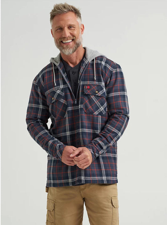 WRANGLER® Riggs Workwear, Hooded Flannel Jacket 112366591