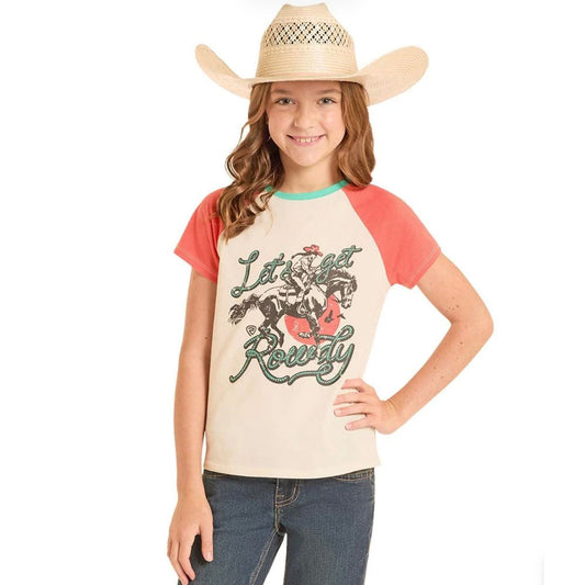 Rock & Roll Girls Tee Shirt BG21T09163