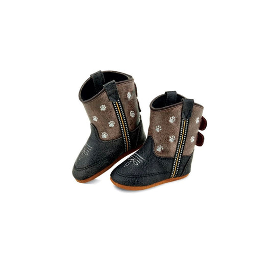 Old West, Poppets, Infant Baby Soft Cowboy Boot, 10135