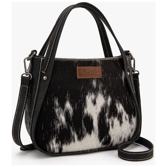 Wrangler Genuine Hair-On Cowhide Tote/Crossbody WG169-2022