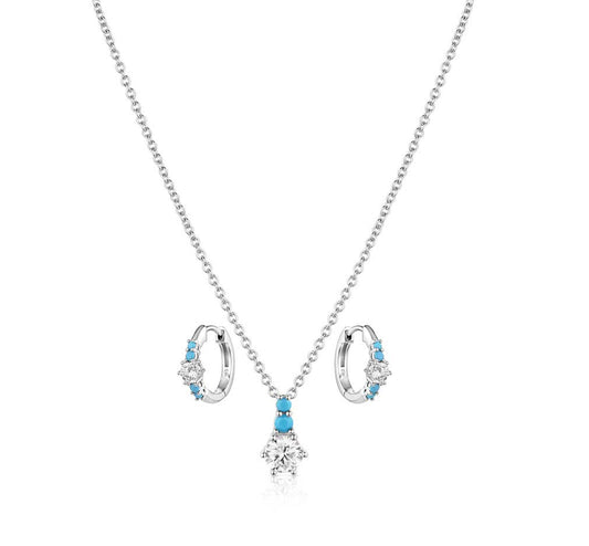 Montana Silversmiths Jewelry Set - Frosty Morning JS6209