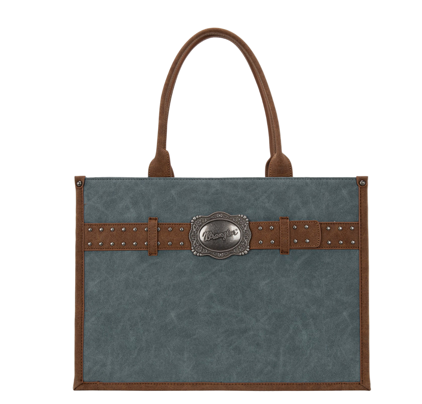 WRANGLER Buckle Concealed Carry Large Tote-Jean WG250-8119JN