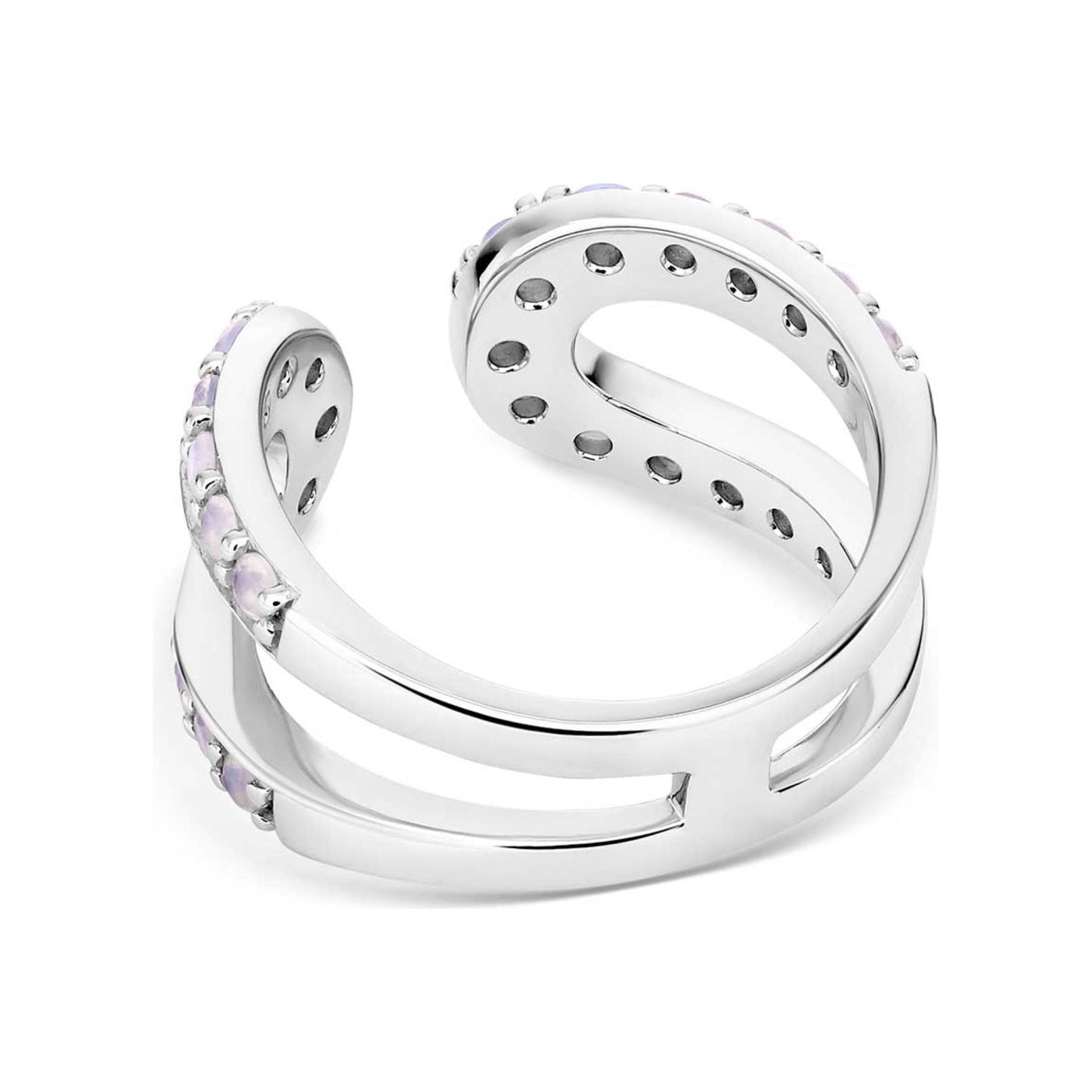 Montana Silversmiths -  Ring - In The Loop, White Opal RG6217