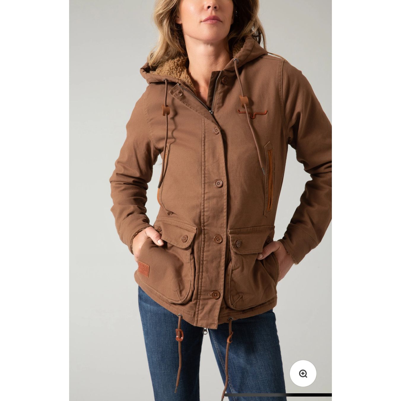 Kimes Ranch Ladies Jacket - AWA WW Brown
