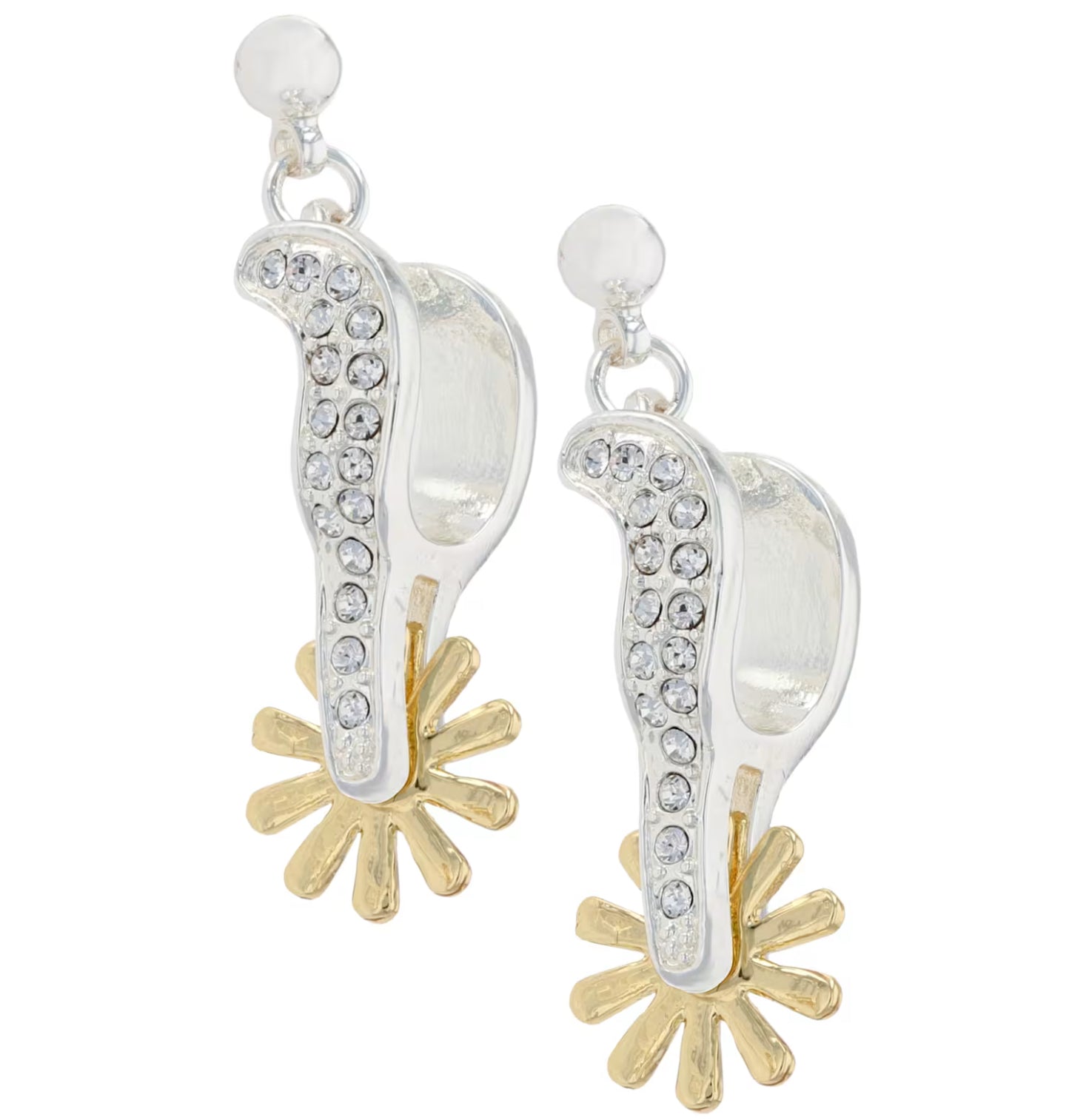 Montana Silversmiths Earrings - 3D Large Spurs ER930CZL