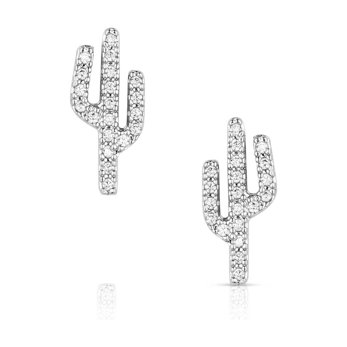 Montana Silversmiths - Earrings - Sparkling Saguaro ER5868