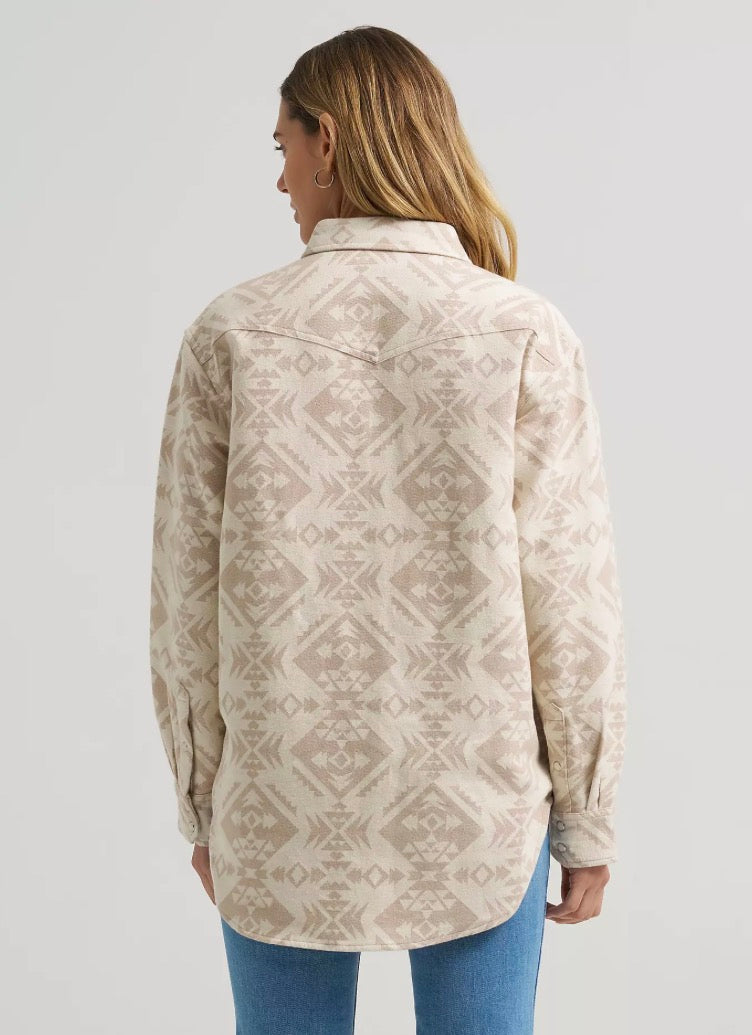 Wrangler Ladies Retro Boyfriend Snap Shirt 112383027