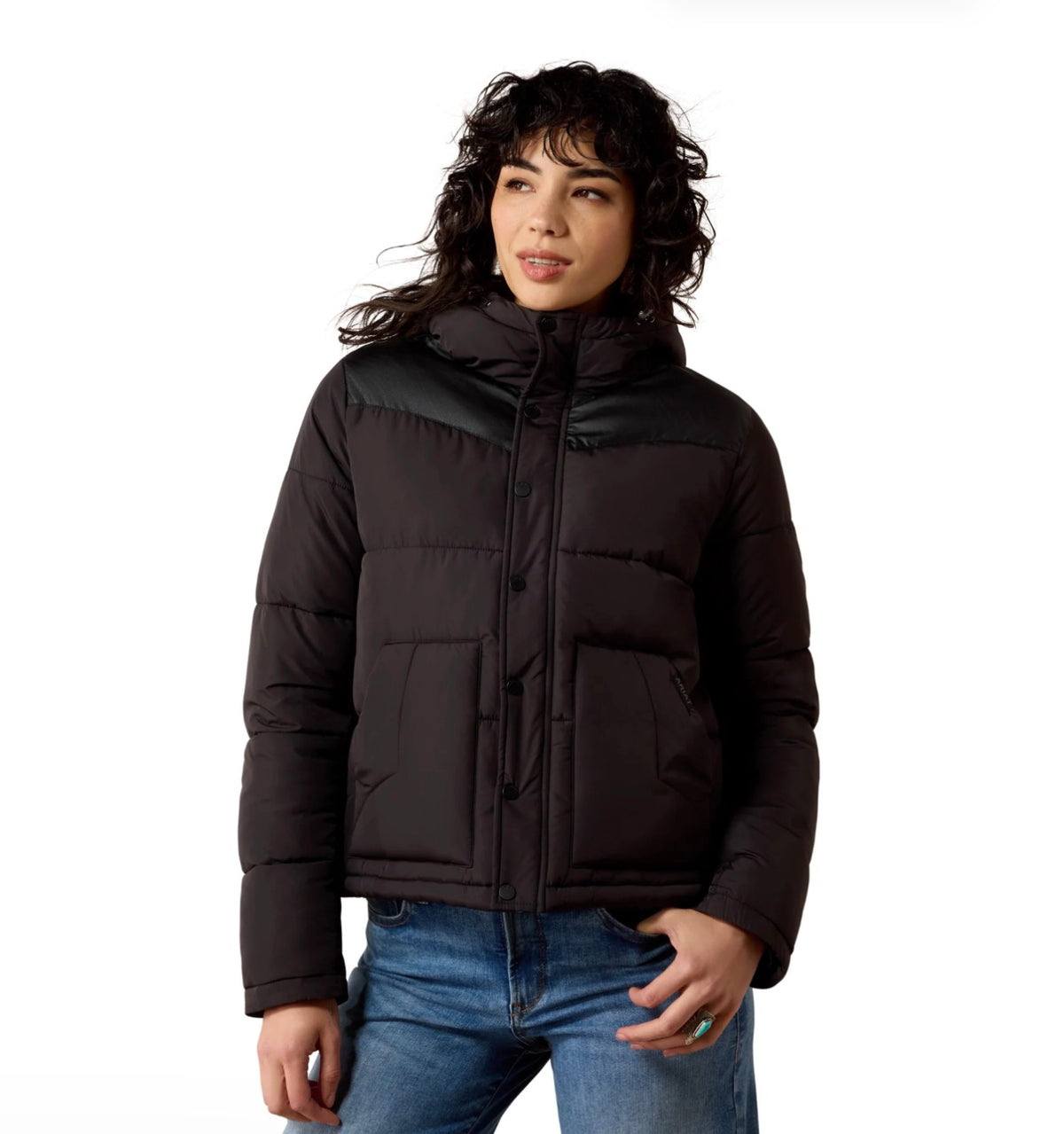 Ariat Ladies Frontier Puffer Jacket, Black 10079507