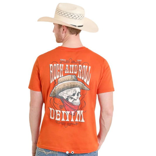 Rock N Roll T-Shirt, “Cowboy Skull” BU21T08609