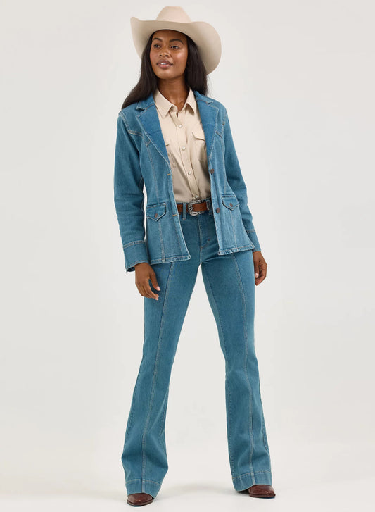 Wrangler Ladies Jean | Retro, Bailey, High Rise, Pintuck Trouser 112367632