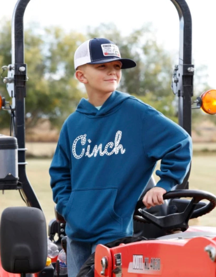 CINCH Boys Hoodie Blue MWK7510012