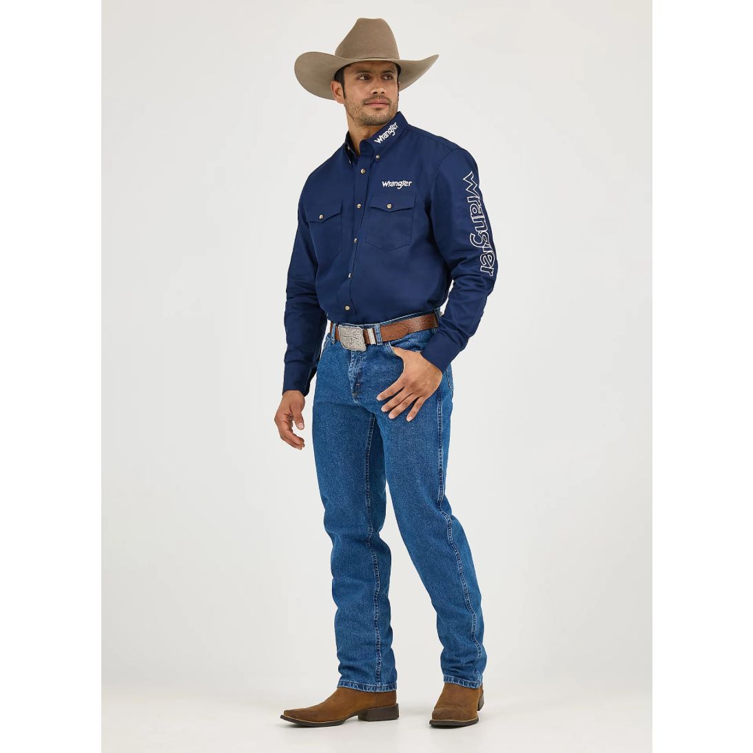 Wrangler Men’s Shirt - LONG SLEEVE,  Button, Classic Fit 10MP2327N