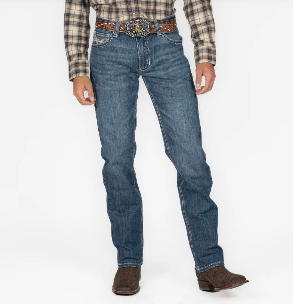 ROCK & ROLL Men’s JEAN - Slim fit, Medium Vintage, Revolver Straight Boot, BM1RD04826