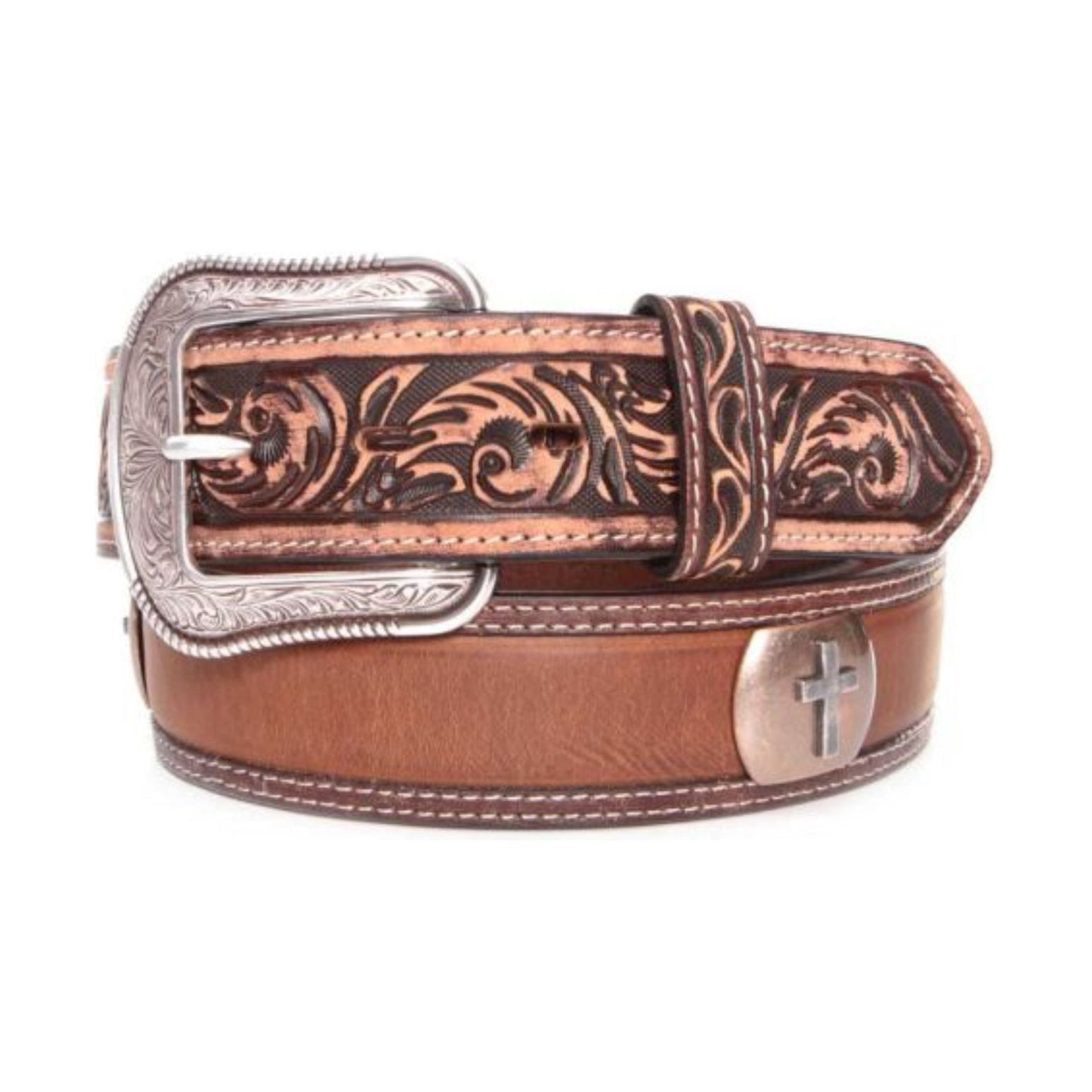 3D Belt Co. Men’s Belt cross concho D100011508