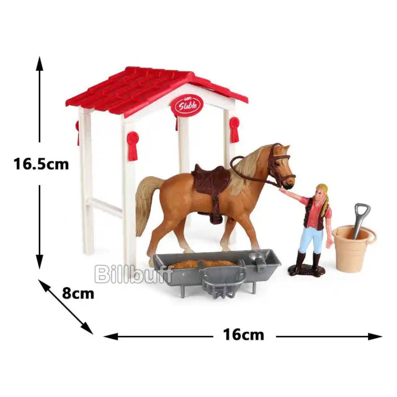 Billbuff Horse Stable with Accessories