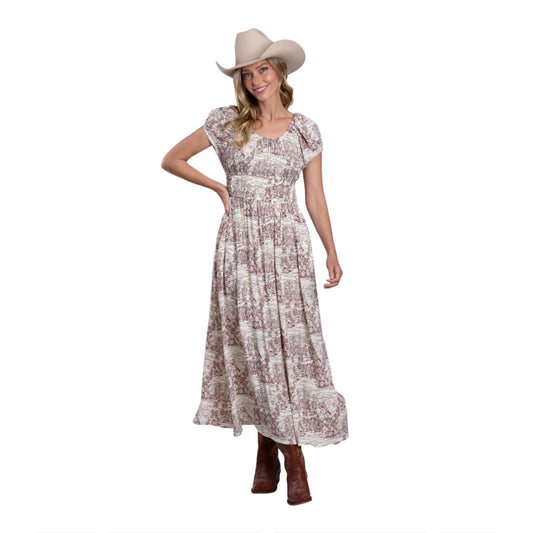 Stetson Ladies Dress, Cactus Print 11-57-590-3004
