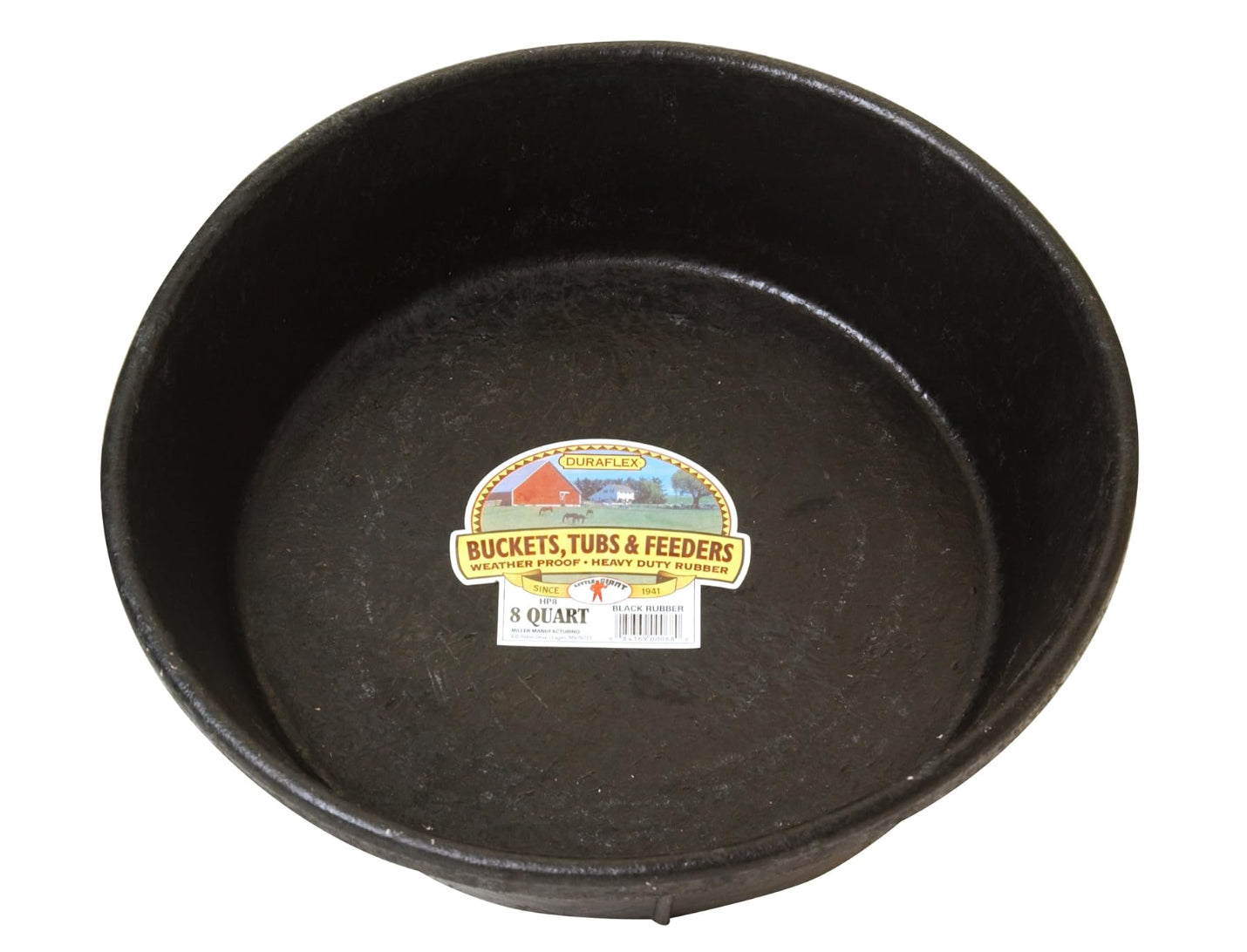 Little Giant Rubber Feed Pan 8 Quart ( 7.6 L)