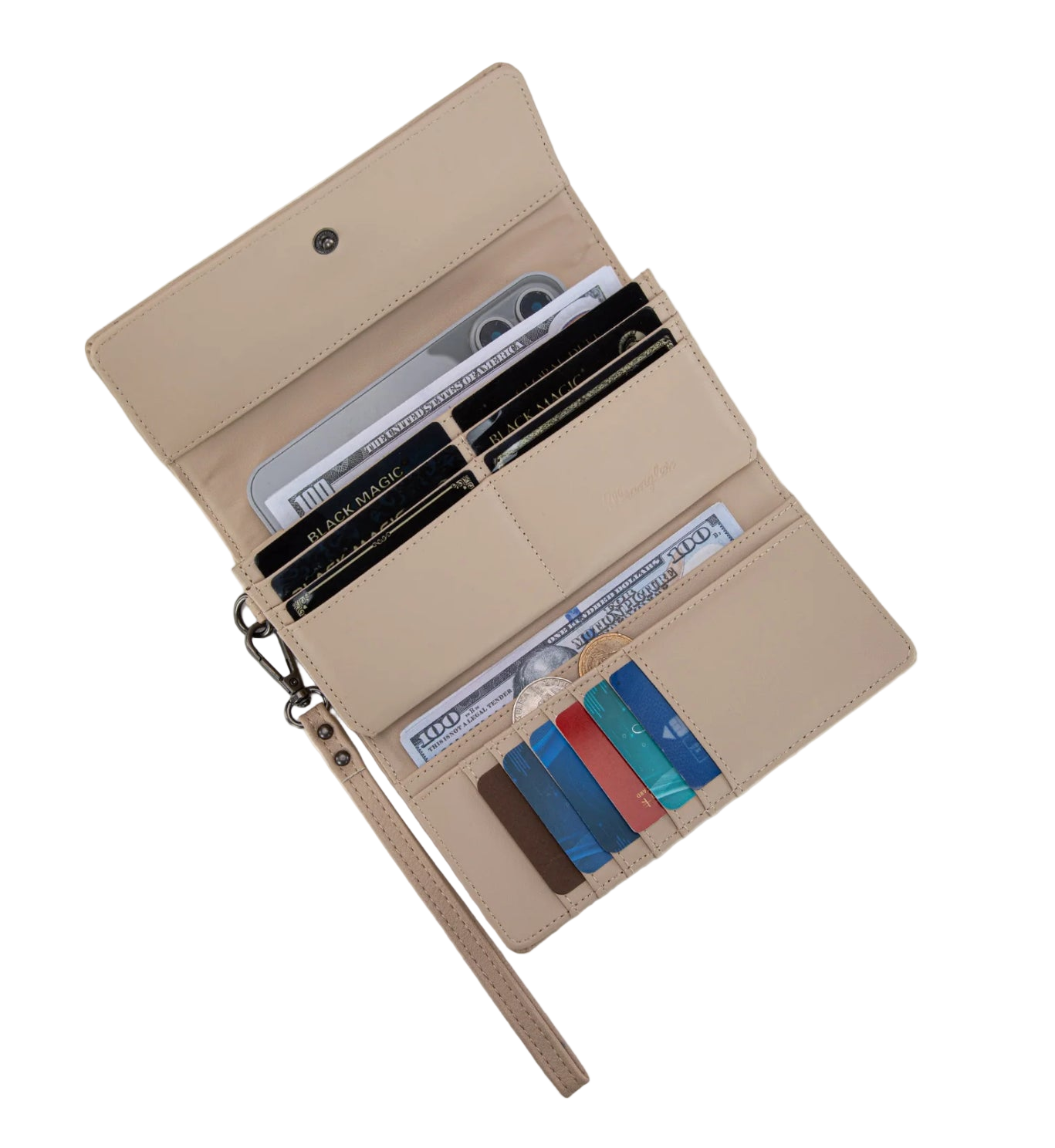 Wrangler Wallet -  Dual Sided Print WG210-W062 Tan or Black