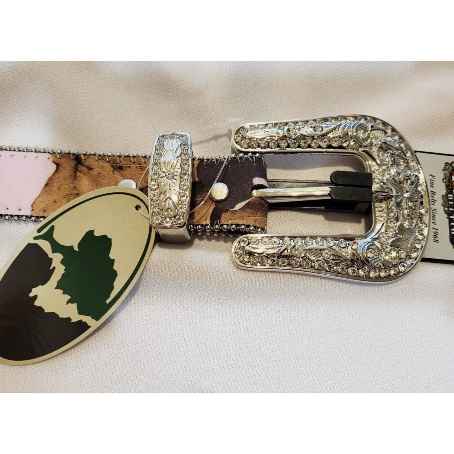 Nocona Kids Belt - Leather Pink MOSSY OAK Camo N4428230