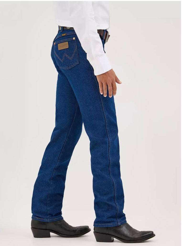 Wrangler Men’s, Cowboy Cut Jean, Original Fit, Raw Denim 13MWZ