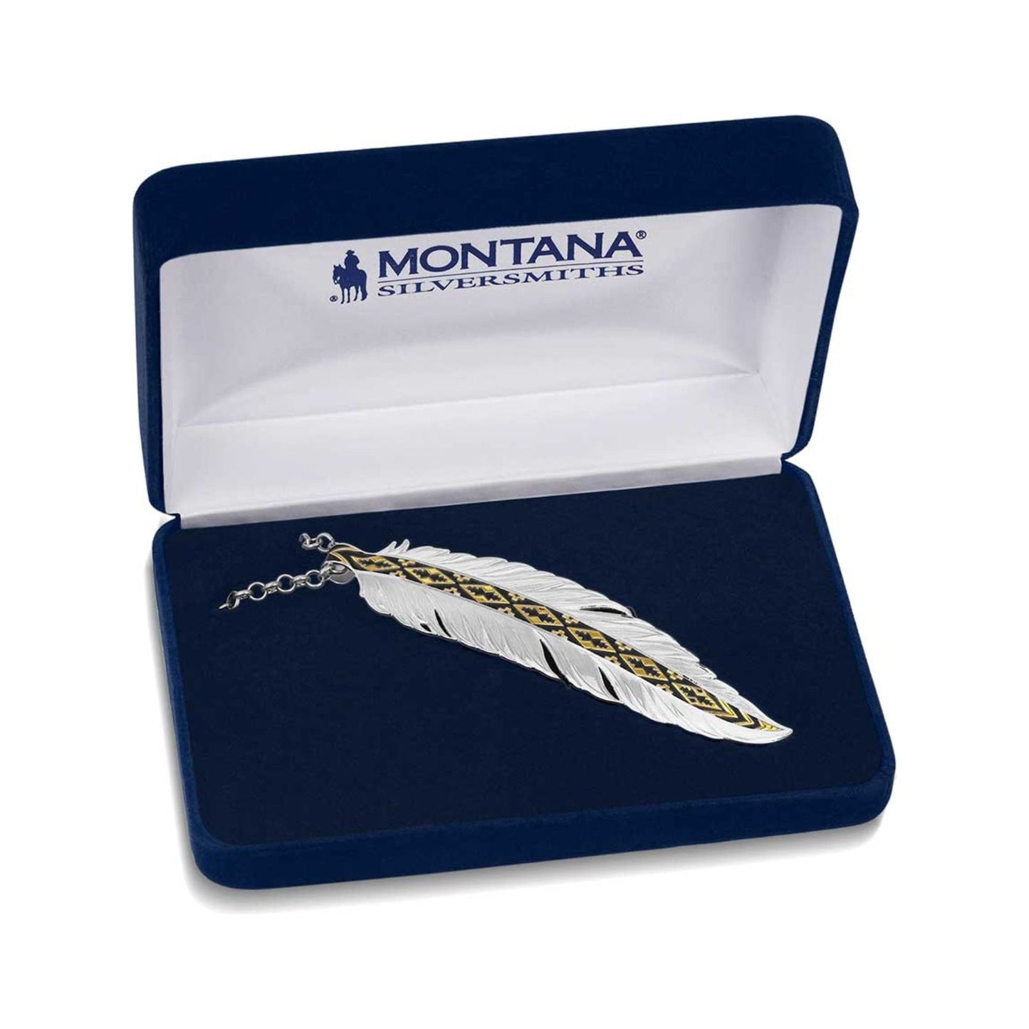 Montana Silversmith Necklace - Southwestern Feather NC5761