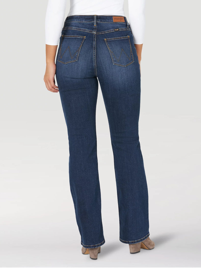 Wrangler Ladies Jean, High Rise, True Straight, Stockton 10MT1STST