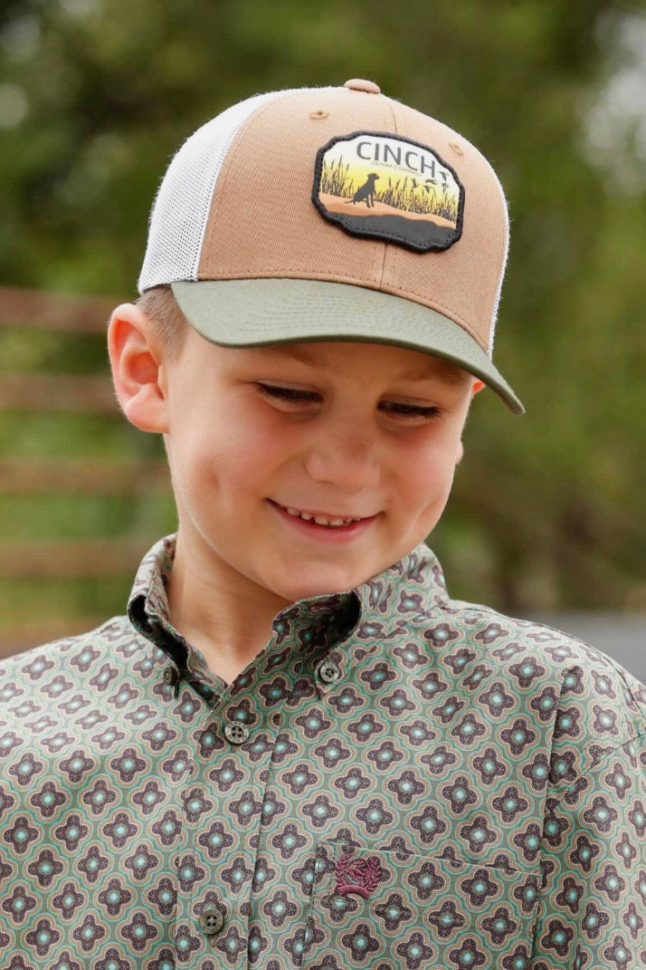 Cinch Youth Ball Cap Logo patched SnapBack MCC0606037