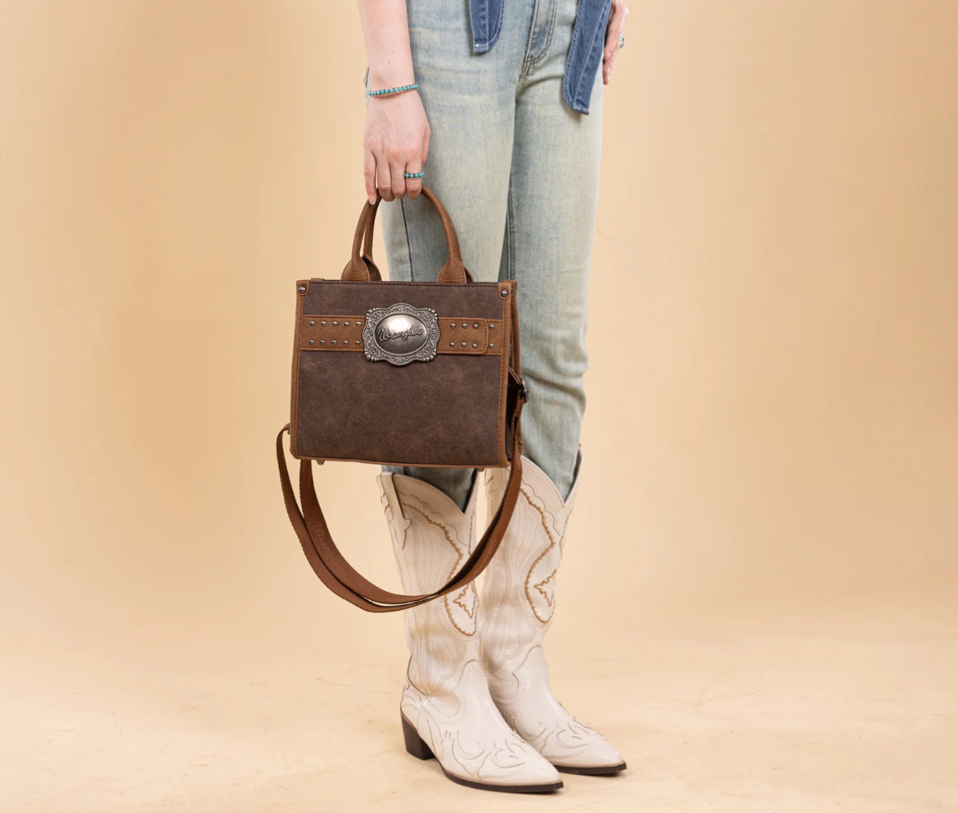 WRANGLER Purse, Tote, Crossbody, Coffee,  WG250-81202CF