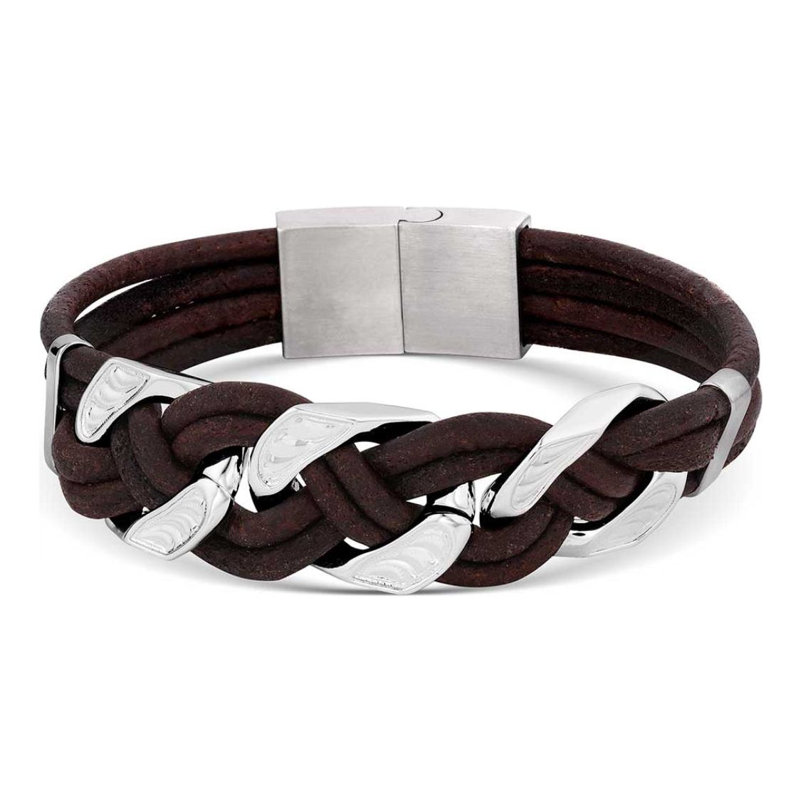 Montana Silversmith - Men’s Bracelet - Rustic Braided BC6004