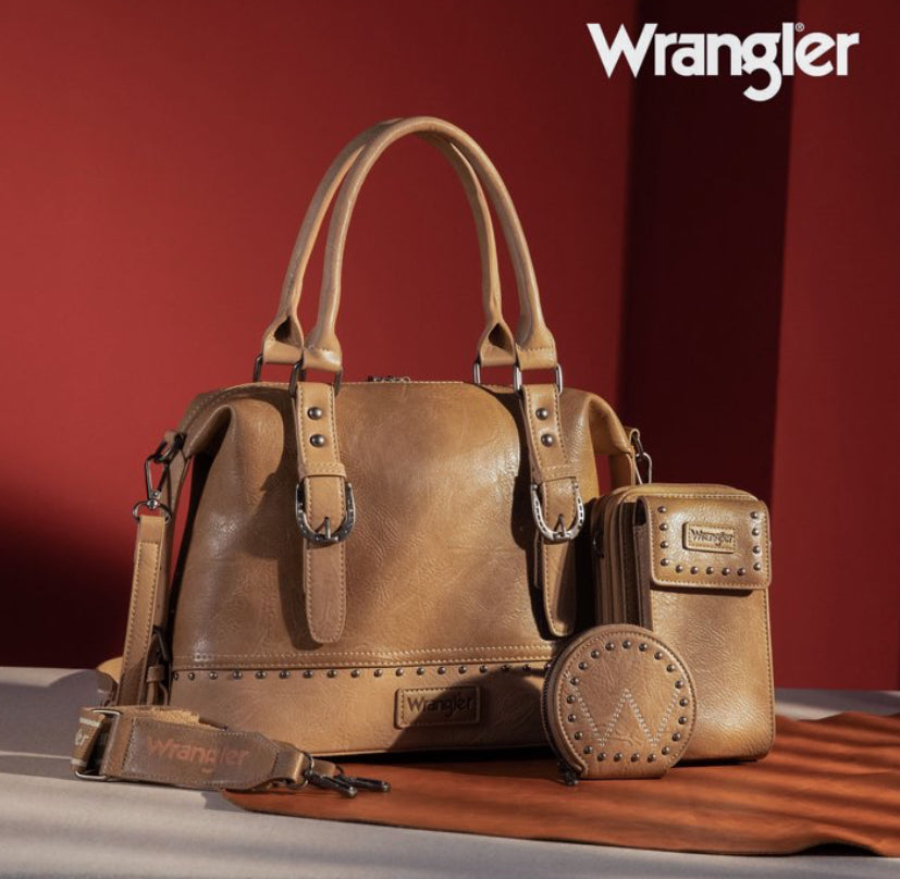 Wrangler 3Pcs Doctor Bag Sets Ladies Purse -WG48S-S5110KH