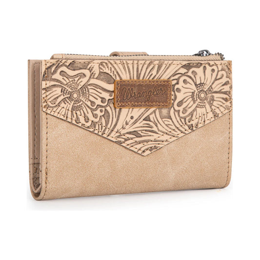 Wrangler Wallet - Bifold, Floral Tooled WG162-W0331 Various Colors